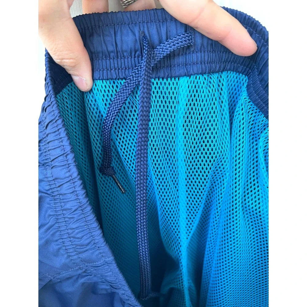 Vintage Adidas Wind Pants Mens Medium Blue Mesh Lined Ankle Zip Y2K Tracksuit